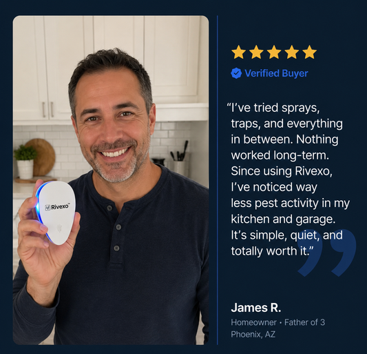 Rivexo™ Ultrasonic Repeller - Safe, Effective Pest Control!
